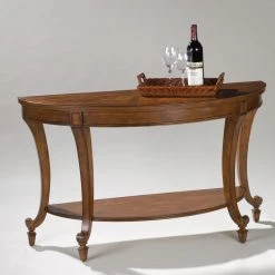 Cheapest 🎉 Magnussen T1052 Aidan Wood Demilune Console Table 🛒