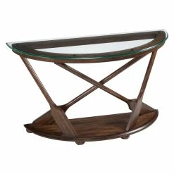 Cheapest 🥰 Wood Magnussen Beaufort Demilune Sofa Table 🧨