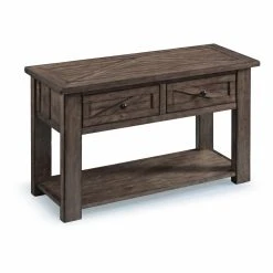 New ⌛ Wood Magnussen Garrett Rectangle Console Table ????