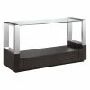 Flash Sale ???? Wood Magnussen Revere Contemporary Glass Top Entryway Table With Storage ????