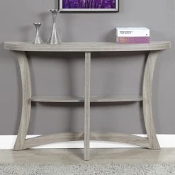 Hot Sale 🎉 Wood Monarch Specialties Half Moon Console Table 🔥