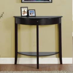 Top 10 😉 Wood Monarch Specialties 1 Drawer Crescent Console Table ⭐