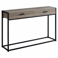 Buy ๐ Metal Monarch Specialties Rectangular 2 Drawer Console Table ๐