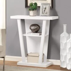 Top 10 🌟 Monarch Specialties Wood Monarch I 2560 32 In. Hall Console Accent Table - White 🔥