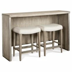 Best Pirce 🛒 Metal Riverside Furniture Sophie Console Table With Stools 😀