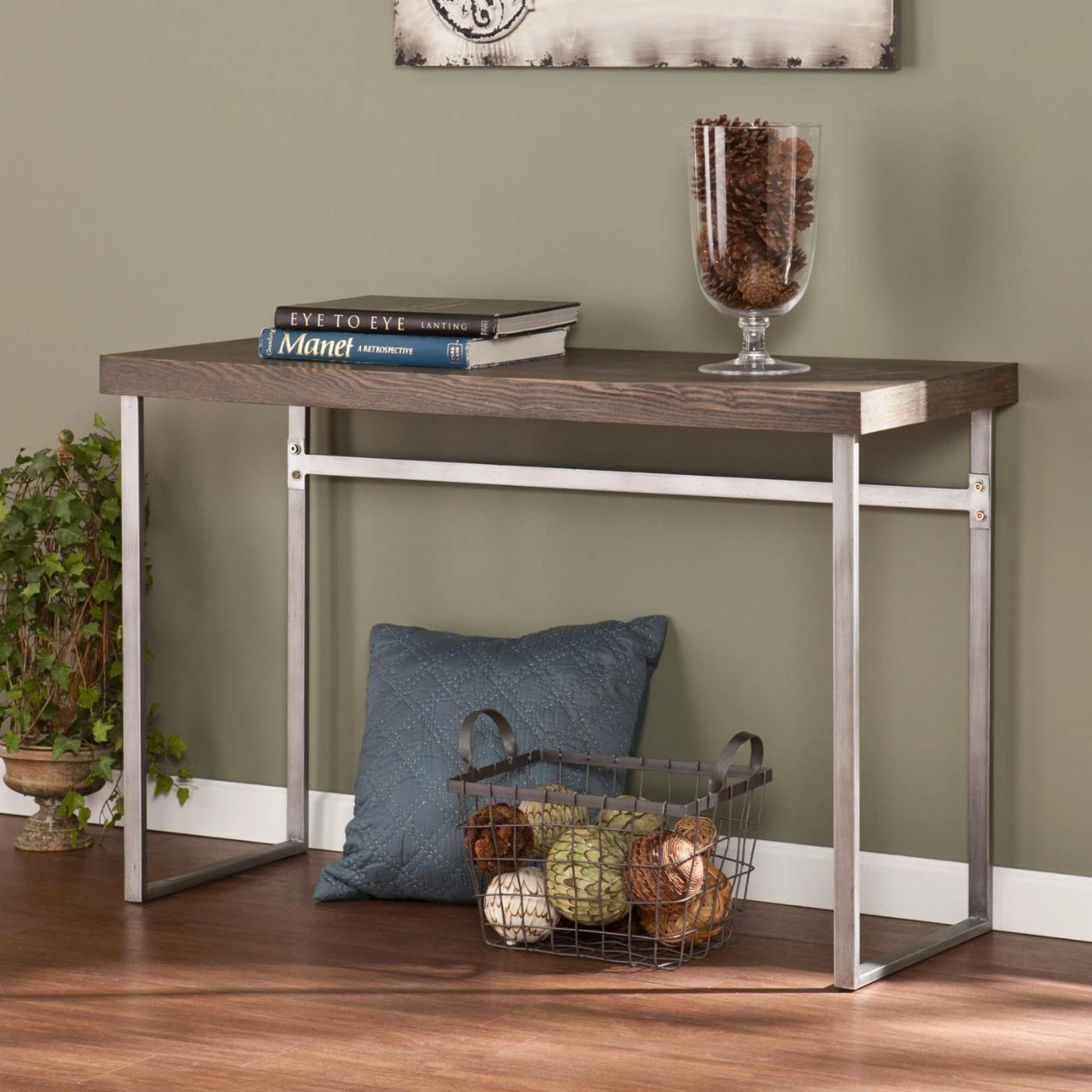 Cheap 😀 Metal Southern Enterprises Blythe Console Table - Burnt Oak 😀 1 Cheap 😀 Metal Southern Enterprises Blythe Console Table - Burnt Oak 😀