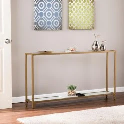 Cheapest ๐ Metal Southern Enterprises Bergen Narrow Console Table ๐งจ