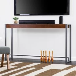 Deals ๐ Metal Southern Enterprises Macen Console Table ๐