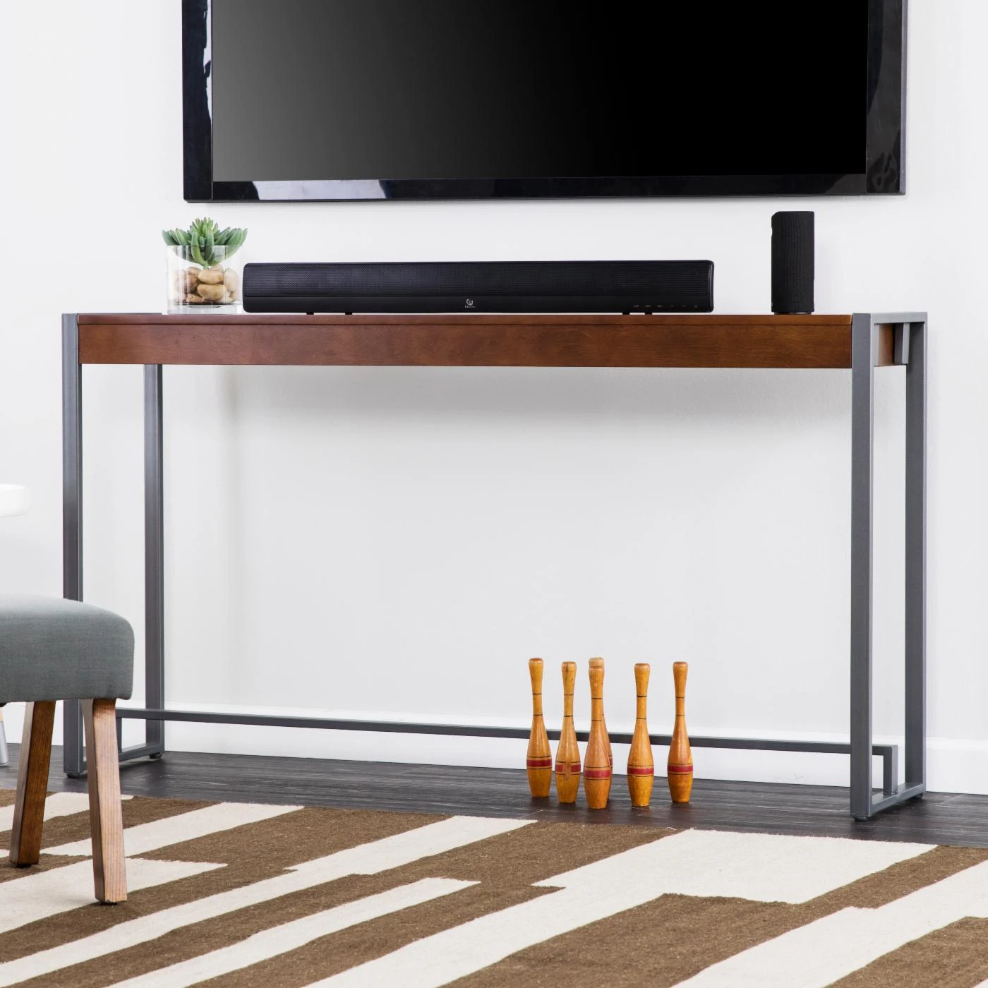 Deals 👍 Metal Southern Enterprises Macen Console Table 😀 1 Deals 👍 Metal Southern Enterprises Macen Console Table 😀