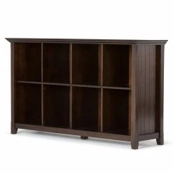 New ❤️ Brooklyn & Max Brooklyn + Max Brunswick 8 Cube Solid Wood Storage Sofa Table ????