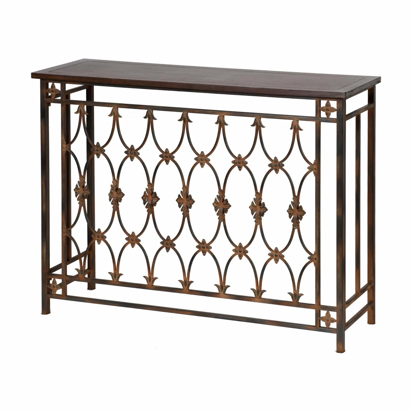 Coupon ???? StyleCraft Filigree Metal And Wood Console Table ❤️ 1 Coupon ???? StyleCraft Filigree Metal And Wood Console Table ❤️