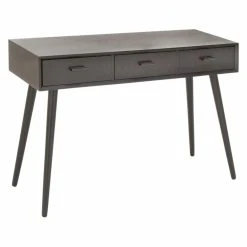 Promo ???? Wood DecMode Rectangular 3 Drawer Console Table ????