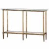 New 🎉 Uttermost Rectangle Elenio Glass Console Table 🧨