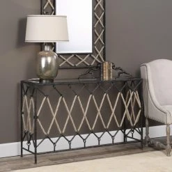 Wholesale 🎉 Metal Uttermost Darya Console Table 🔔