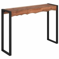 Budget 🎁 Metal !nspire Rustic Industrial Solid Wood And Iron Console Table ⌛