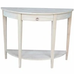 Wholesale ๐คฉ Wood International Concepts Half Moon Console Table ๐งจ