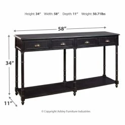 Best reviews of 🎉 Wood Signature Design By Ashley Eirdale Console Table 😀 -Convenience Concepts Shop scaleASHY6169