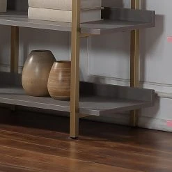 Buy 👍 Metal Furniture Of America Halima 3-Shelf Display Shelf - Light Walnut 💯 10 Buy 👍 Metal Furniture Of America Halima 3-Shelf Display Shelf - Light Walnut 💯 -Convenience Concepts Shop scaleENLB5674