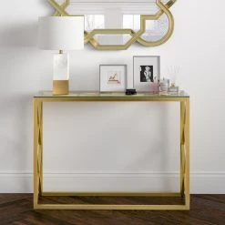 Budget ???? Hudson & Canal Metal Hudson & Canal Dixon Console Table ???? 14 Budget ???? Hudson & Canal Metal Hudson & Canal Dixon Console Table ???? -Convenience Concepts Shop scaleHUDO031