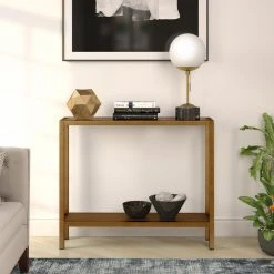 Flash Sale ???? Hudson & Canal Metal Hudson & Canal Rigan Console Table ⭐ -Convenience Concepts Shop scaleHUDO048