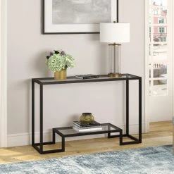 Budget ???? Hudson & Canal Metal Hudson & Canal Athena Console Table ❤️ -Convenience Concepts Shop scaleHUDO132