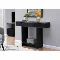 Best Sale ???? Wood Monarch Specialties Contemporary 2 Drawer Console Table ✨ 14 Best Sale ???? Wood Monarch Specialties Contemporary 2 Drawer Console Table ✨ -Convenience Concepts Shop scaleMON1648