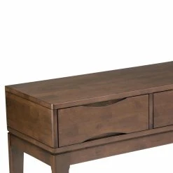 Hot Sale ???? HN Home Ando Mid-Century Modern Solid Hardwood Console Table ???? -Convenience Concepts Shop scaleSIMP1130