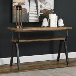 Best Sale ⭐ Metal Uttermost Domini Industrial Console Table 🔔 -Convenience Concepts Shop scaleUMC8259