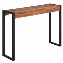 Budget 🎁 Metal !nspire Rustic Industrial Solid Wood And Iron Console Table ⌛ -Convenience Concepts Shop scaleWORW459
